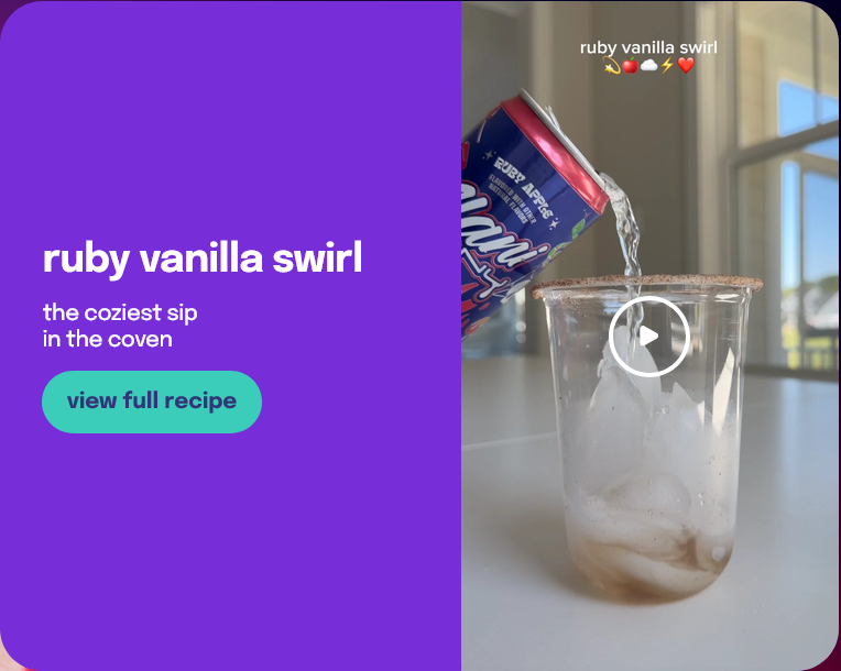 ruby vanilla swirl